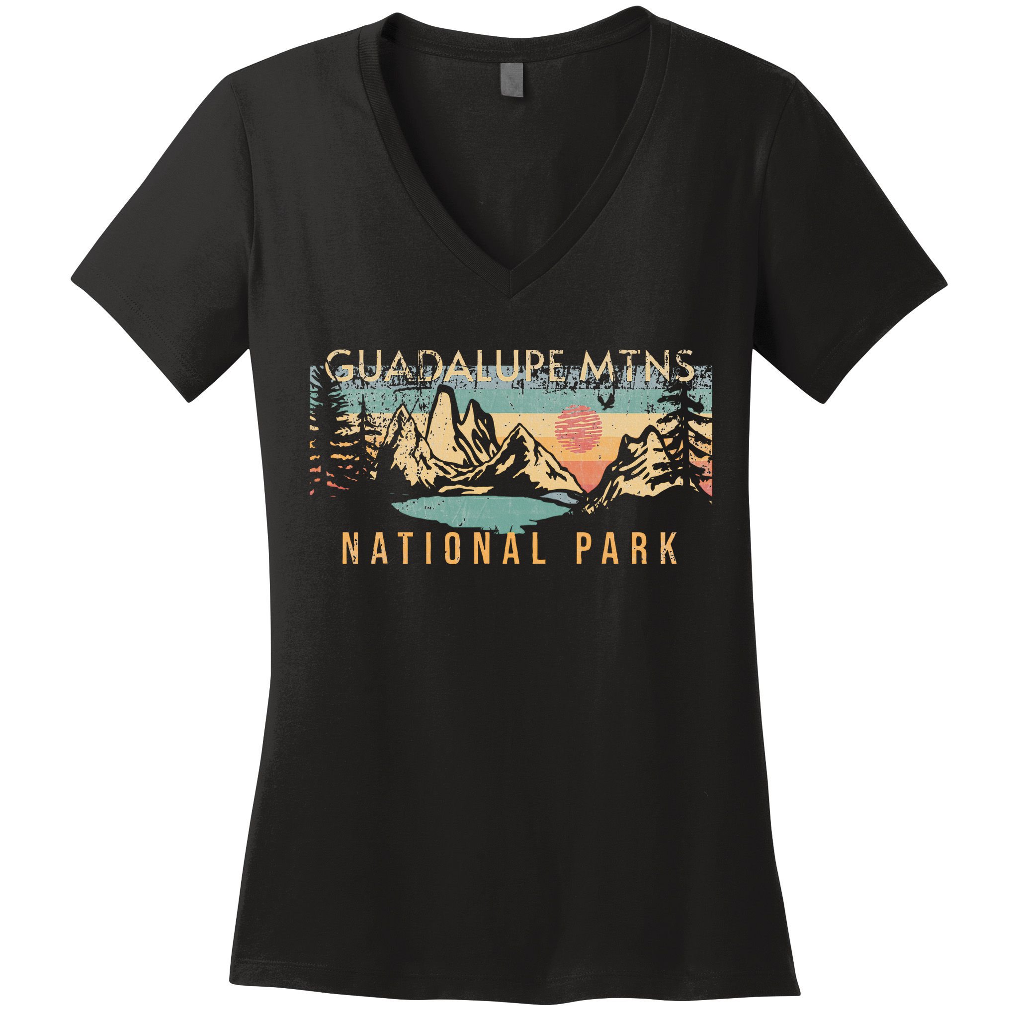 Guadalupe Mountains National Park Women's V-Neck T-Shirt