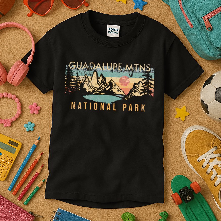 Guadalupe Mountains National Park Kids T-Shirt