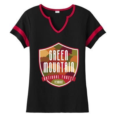 Green Mountain National Forest – Vermont Gift Ladies Halftime Notch Neck Tee