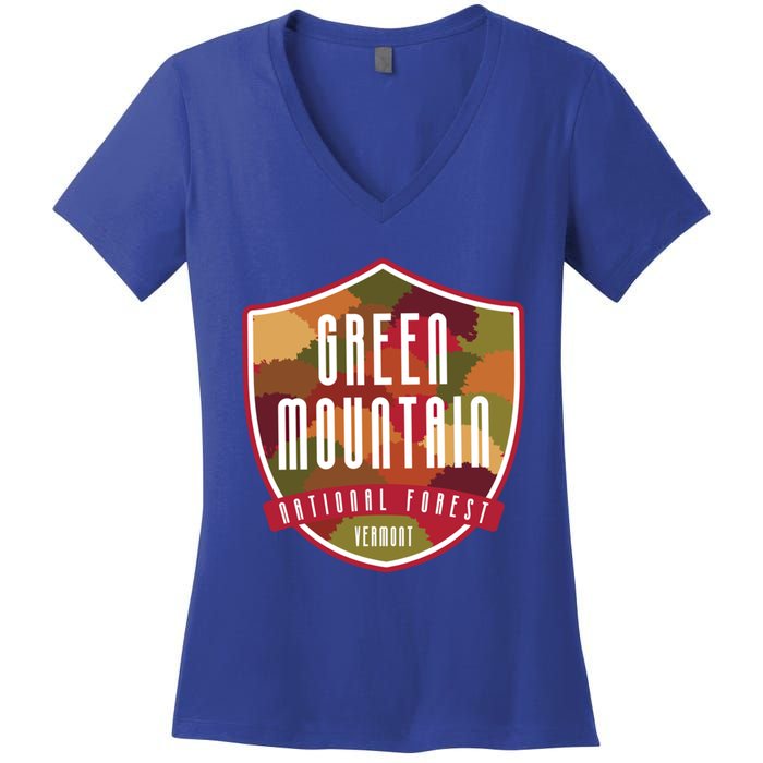 Green Mountain National Forest – Vermont Gift Women's V-Neck T-Shirt