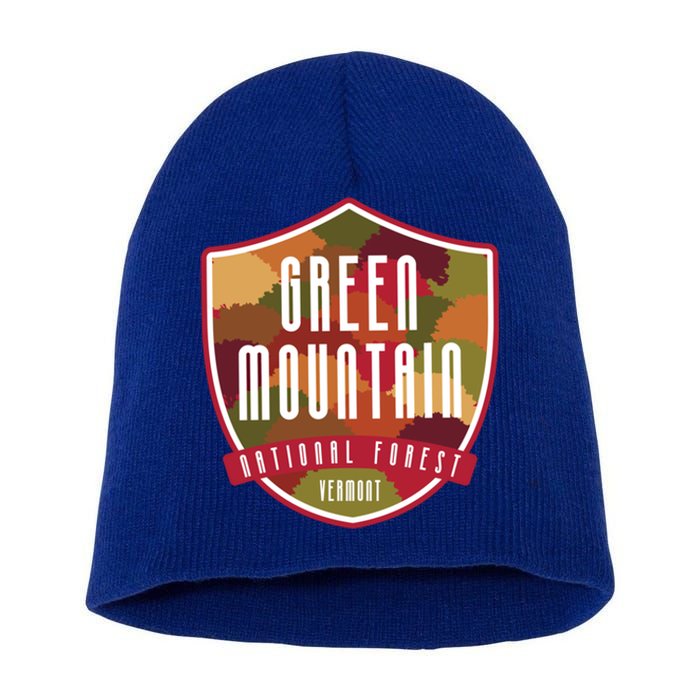 Green Mountain National Forest – Vermont Gift Short Acrylic Beanie