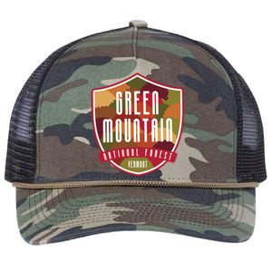 Green Mountain National Forest – Vermont Gift Retro Rope Trucker Hat Cap