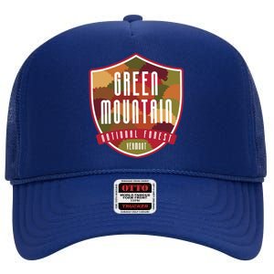 Green Mountain National Forest – Vermont Gift High Crown Mesh Back Trucker Hat