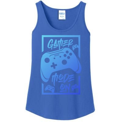 Gamer Mode On! Funny Gift Ladies Essential Tank