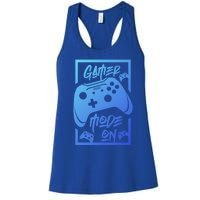 Gamer Mode On! Funny Gift Women's Racerback Tank