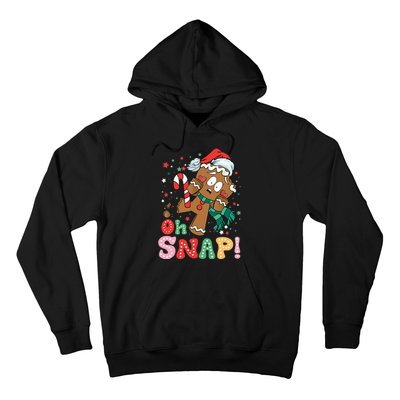 Gingerbread Man Oh Snap Christmas Funny Cookie Baking Xmas Hoodie