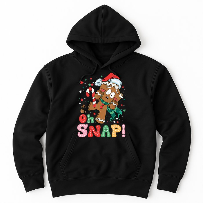 Gingerbread Man Oh Snap Christmas Funny Cookie Baking Xmas Hoodie