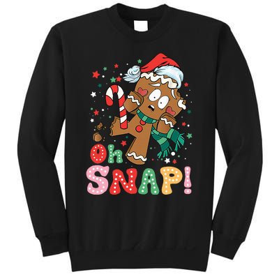 Gingerbread Man Oh Snap Christmas Funny Cookie Baking Xmas Sweatshirt