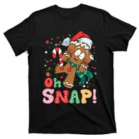 Gingerbread Man Oh Snap Christmas Funny Cookie Baking Xmas T-Shirt