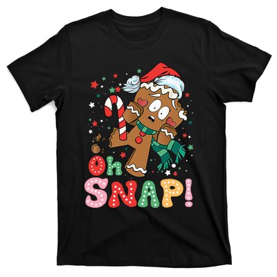 Gingerbread Man Oh Snap Christmas Funny Cookie Baking Xmas T-Shirt