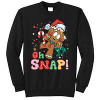 Gingerbread Man Oh Snap Christmas Funny Cookie Baking Xmas Tall Sweatshirt