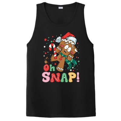 Gingerbread Man Oh Snap Christmas Funny Cookie Baking Xmas PosiCharge Competitor Tank