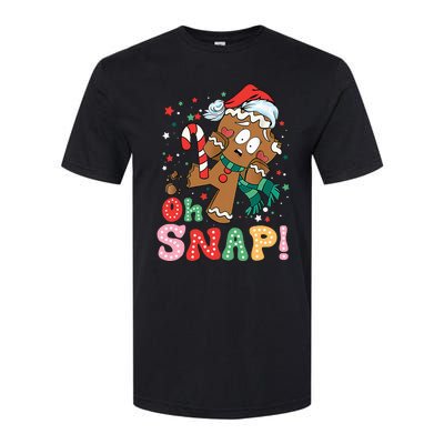 Gingerbread Man Oh Snap Christmas Funny Cookie Baking Xmas Softstyle CVC T-Shirt