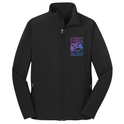 Gamer Mode On! Funny Gift Core Soft Shell Jacket