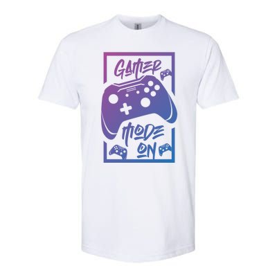 Gamer Mode On! Funny Gift Softstyle CVC T-Shirt