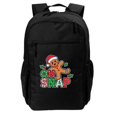 Gingerbread Man Oh Snap Christmas Funny Cookie Baking Backpack
