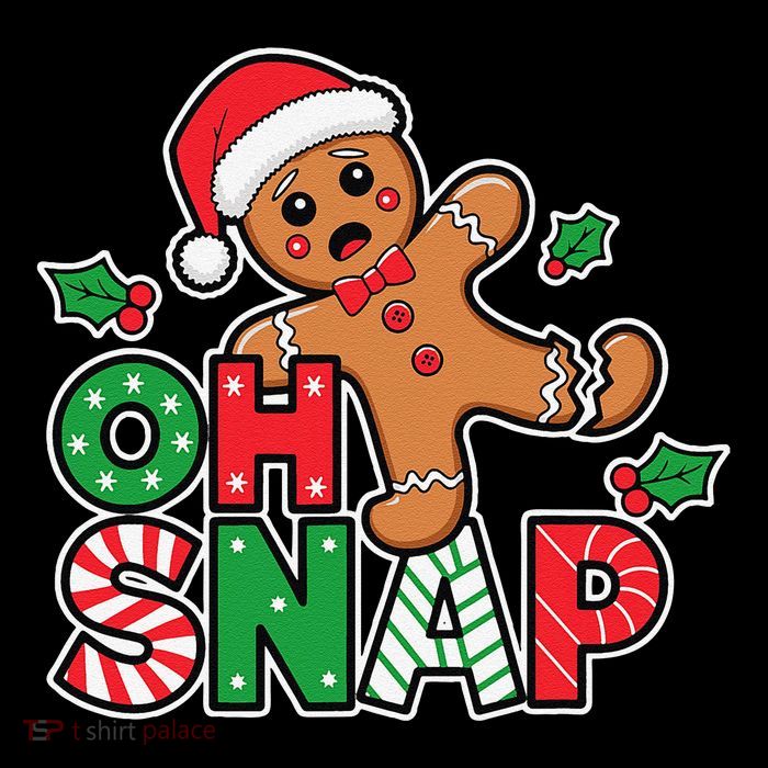 Gingerbread Man Oh Snap Christmas Funny Cookie Baking 16 in Basic Backpack