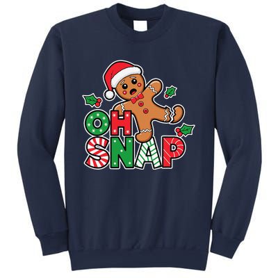 Gingerbread Man Oh Snap Christmas Funny Cookie Baking Sweatshirt