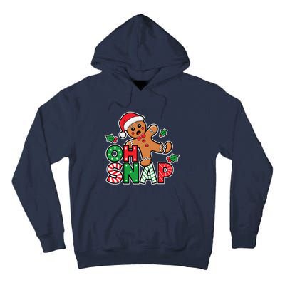 Gingerbread Man Oh Snap Christmas Funny Cookie Baking Tall Hoodie