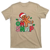 Gingerbread Man Oh Snap Christmas Funny Cookie Baking T-Shirt