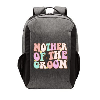 Groovy Mother Of The Groom Wedding Shower Mom From Groom Vector Backpack