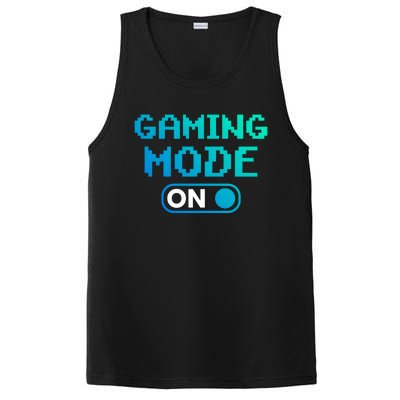 Gaming Mode On Gamers Pixelated Quote Cute Gift PosiCharge Competitor Tank