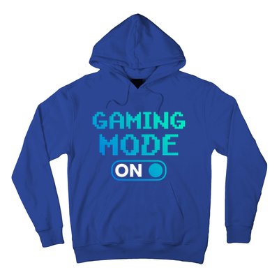 Gaming Mode On Gamers Pixelated Quote Cute Gift Hoodie