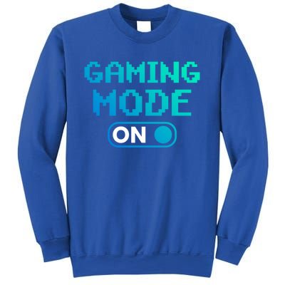 Gaming Mode On Gamers Pixelated Quote Cute Gift Sweatshirt