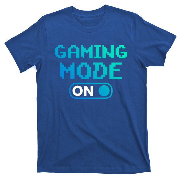 Gaming Mode On Gamers Pixelated Quote Cute Gift T-Shirt