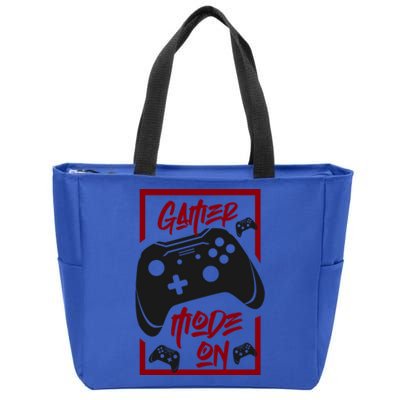 Gamer Mode On! Cool Gift Zip Tote Bag