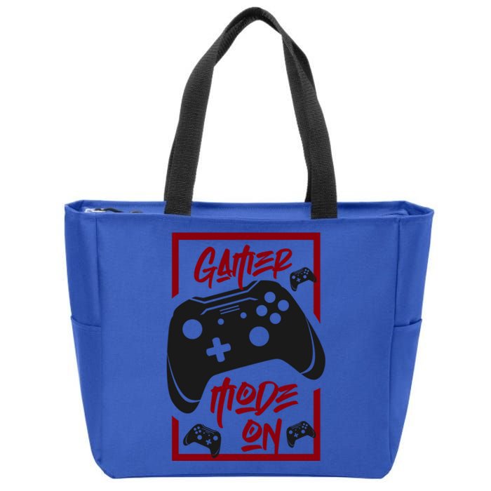 Gamer Mode On! Cool Gift Zip Tote Bag