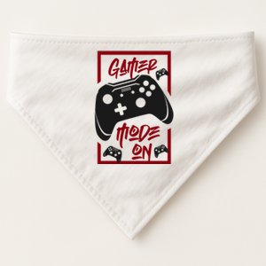 Gamer Mode On! Cool Gift USA-Made Doggie Bandana