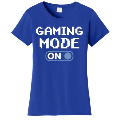 Gaming Mode On Gamers Pixelated Quote Great Gift Women's T-Shirt