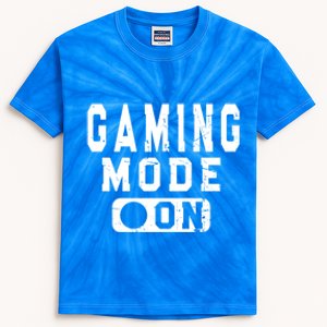 Gaming Mode On Video Game Player Joke Gift Kids Tie-Dye T-Shirt