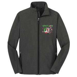 Grin Mode On Whoville University Christmas Core Soft Shell Jacket