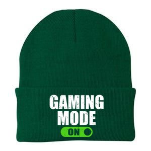 Gaming Mode On Game Lover Gift Knit Cap Winter Beanie