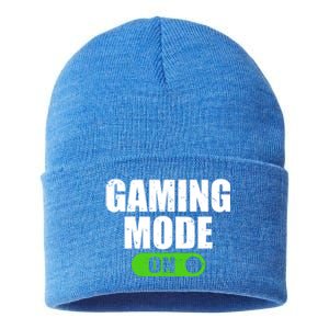 Gaming Mode On Game Lover Gift Sustainable Knit Beanie