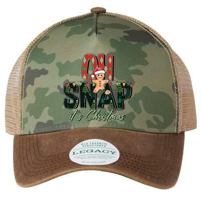 Gingerbread Man Oh Snap Christmas Funny Cookie Baking Legacy Tie Dye Trucker Hat