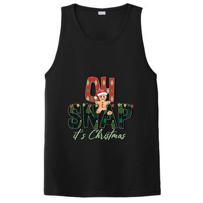 Gingerbread Man Oh Snap Christmas Funny Cookie Baking PosiCharge Competitor Tank