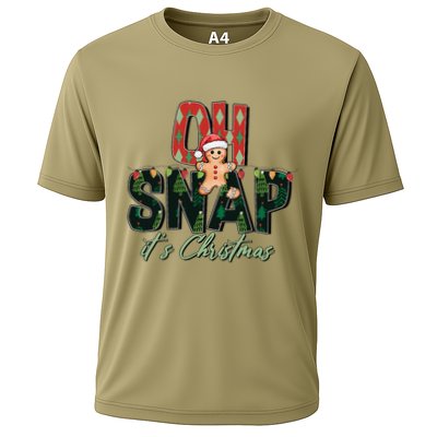 Gingerbread Man Oh Snap Christmas Funny Cookie Baking Performance Shirt