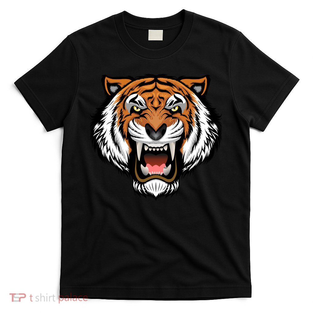 Growling Mouth Open Bengal Tiger T-Shirt