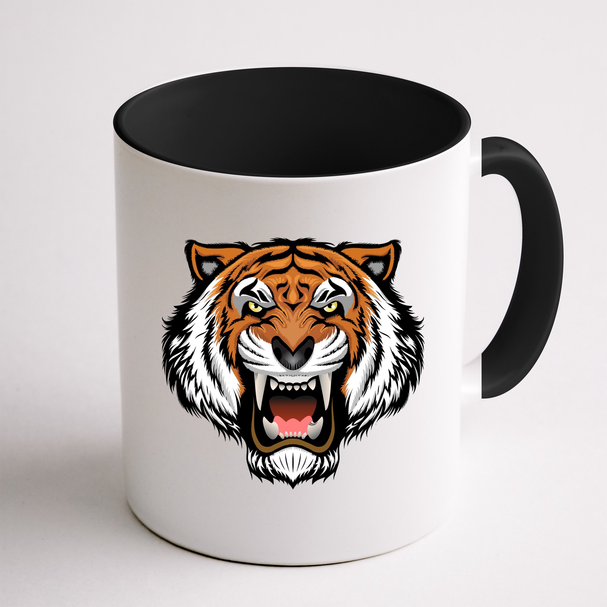 Growling Mouth Open Bengal Tiger Mug
