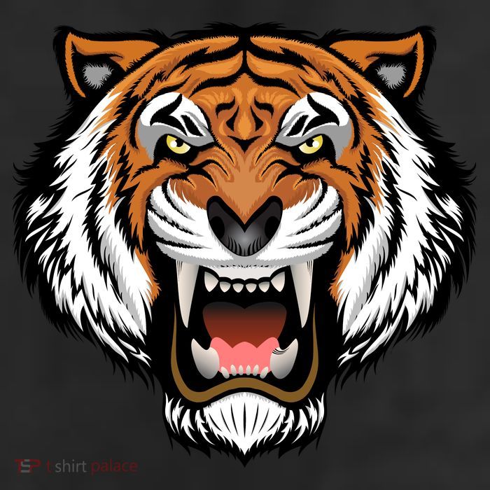 Growling Mouth Open Bengal Tiger Trucker Hat