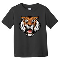 Growling Mouth Open Bengal Tiger Toddler T-Shirt