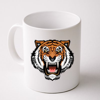 Growling Mouth Open Bengal Tiger Coffee Mug