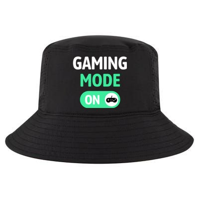 Gaming Mode On Cool Unique Gamer Video Games Fun Gift Cool Comfort Performance Bucket Hat