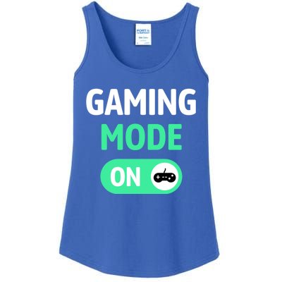 Gaming Mode On Cool Unique Gamer Video Games Fun Gift Ladies Essential Tank