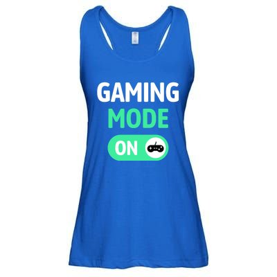 Gaming Mode On Cool Unique Gamer Video Games Fun Gift Ladies Essential Flowy Tank