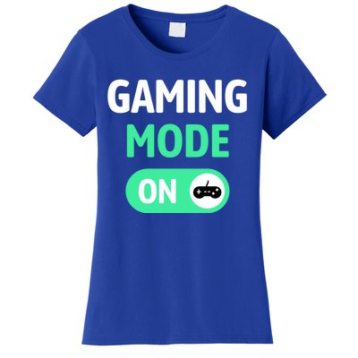 Gaming Mode On Cool Unique Gamer Video Games Fun Gift Women's T-Shirt