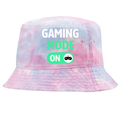 Gaming Mode On Cool Unique Gamer Video Games Fun Gift Tie-Dyed Bucket Hat